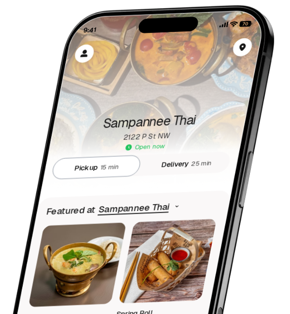 Sampannee Thai app preview