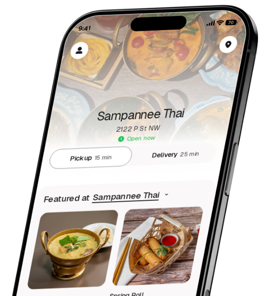 Sampannee Thai app preview